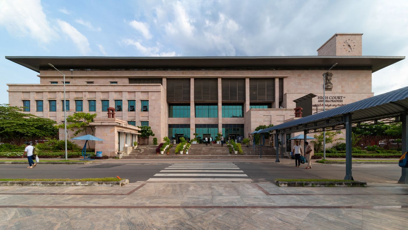 High Court of Andhra Pradesh building in Amaravati