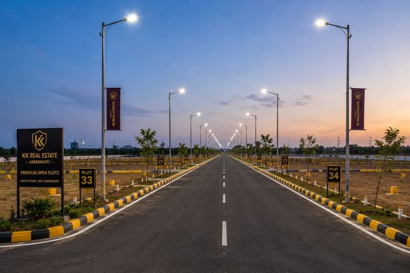 Planned streets and infrastructure in Amaravati capital region